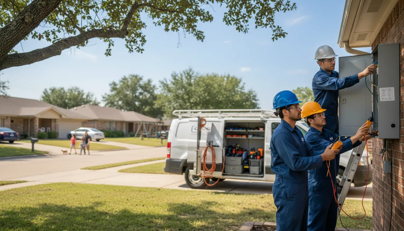 Certified electrician providing emergency electrical services in Saint Ansgar, IA